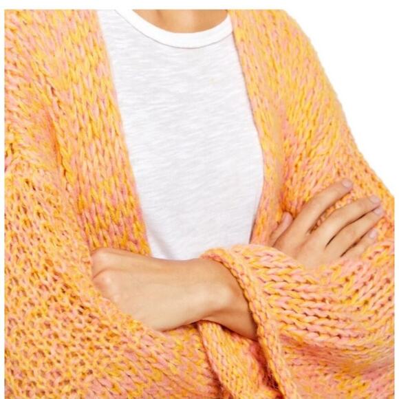 Free People Hometown Cardigan in Sugar Candy Combo Size XS - Picture 8 of 12